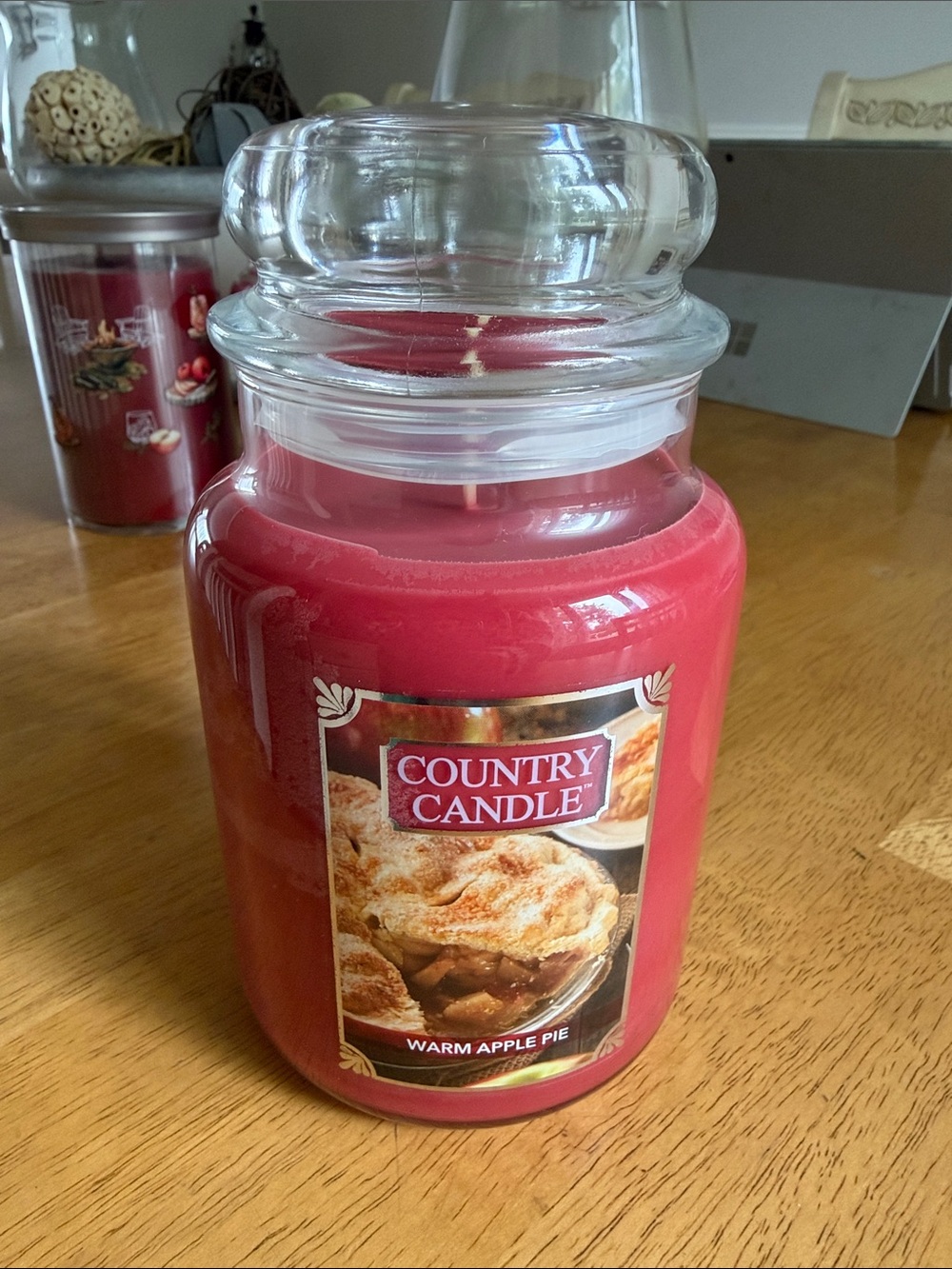 Kringle Candle Country Candle Warm Apple Pie Candle NWT
